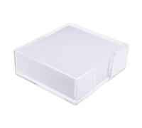 FUNNETOYU Foglietti Memo in Dispenser Carta per Appunti Ufficio Blocco Note Compatto Portatile per Promemoria e Messaggi Accesso Rapido Scrittura per Penne e Matite