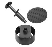 FUNNETOYU Hamburger Press in ABS Plastica Sicura Stampo Non Stick per Polpette di Carne Veggie e Bacon Pressa Rotonda per Burger Uniformi Facili da Pulire Utensile Multiuso per Cucina e BBQ