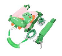 FUNNETOYU Imbracatura Sicurezza con Guinzaglio Cinghia Antismarrimento per Ragazzo e Design Cartoon Rosa per Passeggiate e Spazi Affollati