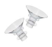FUNNETOYU Inserti Flangiati Per Tiralatte in Silicone 13mm 2 Pezzi, Ricambi Indossabili Per Tiralatte Elettrici e Portatili, Accessori Sicuri e Riutilizzabili Per Allattamento