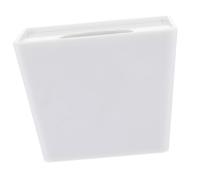 FUNNETOYU Interview Microphone Logo Flag Trapezoid Station Cover With Blank For Custom Logo Stable And Easy To Install For Broadcasting And Video Studios