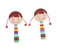 FUNNETOYU Legno per 2 Elementi dei Cartoni Animati Musicale per Sviluppo della Coordinazione Occhio-Mano e Interazione Genitore-