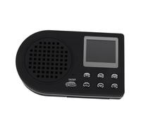 FUNNETOYU Lettore Mp3 Portatile Con Clip, Altoparlante Integrato e Batteria a, Mini Lettore Musicale Per Uso Quotidiano e Regali, Colore Nero, Compatibile Con Carica Elettrica Eu Ac220-240v