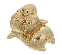 FUNNETOYU Maniglia Porta Interna in Ottone a Forma di Maiale per Cameretta, Maniglia Decorativa Retrò per Porte Rustiche, Set Maniglie Vintage per Camere da Letto e Armadietti