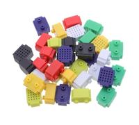FUNNETOYU Mini Breadboard per Circuiti Pcb senza Saldatura 35pezzi per Esercizi di Elettronica e Programmazione per Bambini e Principianti