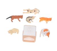 FUNNETOYU Mini Di Di Forniture Per Feste Di Apprendimento Pet Giocattolo Giocattolo Da Imparare i Giocattoli Da Gioco Playset Di Realistici Plastica