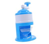 FUNNETOYU Mini Tritaghiaccio Manuale Portatile Macchina per Ghiaccio Elettricità per Smoothie Granita e Bevande Fredde Estive Compatta per Cucina e Bar