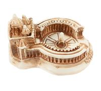 FUNNETOYU Miniatura Basilica San Pietro in Resina Scultura Artigianale Elegante per Decorazione Architettonico Roma Souvenir