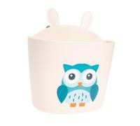 FUNNETOYU Organizer Porta Pannolini Da Comodino Beige, Cesto Appeso Per Culla Scomparti, Organizer Da Letto Salvaspazio Per Ragazzo Ragazza e Ragazzo Ragazza