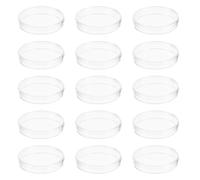 FUNNETOYU Piastra di Petri in Plastica con Coperchio per Coltura Cellulare, 20 Pezzi, Versatile e Facile da Usare per Esperimenti Scientifici e Colture di Tessuti