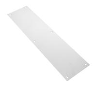 FUNNETOYU Piastra di Protezione per Battiscopa in Acciaio Inossidabile Argento Resistente Agli Agenti Atmosferici Design Moderno per Porte Interne ed Esterne