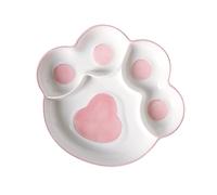 FUNNETOYU Piatto con Sezioni per Colazione e Snack Design Unico Forma per Feste e Facile da Alimenti