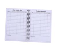 FUNNETOYU Planner Finanziario Compatto Con Rilegatura Spirale Taccuino Portatile Per Gestione Budget Monitoraggio Spese E Contabilità Entrate Uscite Agenda Giornaliera Non Datata Per