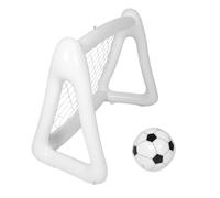 FUNNETOYU Porta Calcio Gonfiabile per Rete da Calcio Pieghevole Resistente Portatile e Facile da Montare per Gioco Giardino e Allenamento Accessorio Completo per Ragazzi