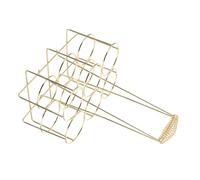 FUNNETOYU Portabottiglie Metallo per Organizer Multifunzionale con Stabile Contenitore per Bottiglie da Barbecue e Feste Design e Resistente per Stoccaggio e Trasporto Bottiglie