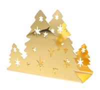 FUNNETOYU portatovaglioli per la cena Porta del tovagliolo di metallo Portatovaglioli da bar porta tovaglioli Golden