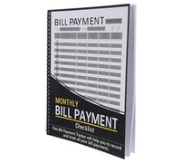 FUNNETOYU Registro Finanziario Pianificatore Di Budget Finanziario Calendario Delle Fatture Registro Contabile Monitoraggio Delle Spese Pianificatore Di