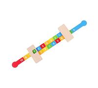 FUNNETOYU Righello Didattico in Legno per Bambini Educativo Digitale Strumento Montessori per l'Apprendimento della Matematica Aritmetiche
