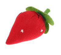 FUNNETOYU Roba alla Fragola Bacche Finte Animali Imbalsamati Arredamento da Tavola alla Fragola Decorazione del Vassoio a Strati di Fragole Peluche Alimentare Provato Rosso