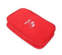 FUNNETOYU sacca di pronto soccorso borsa di grandi dimensioni medicinale Emergenza valigetta per medicinali da viaggio Kit di medicina da viaggio Panno Oxford rosso
