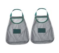 FUNNETOYU Sacchetti Di Cipolla in Rete e Borsa a Rete Per Frutta, Set Da 2 Pezzi, Sospesi Per Cucina, Buona Ventilazione Per Conservazione Di Verdura e Frutta, Salvaspazio Per Casa e Camper