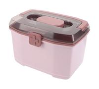 FUNNETOYU Scatola Porta Medicinali Organizer Multifunzionale Portatile per Uso Familiare con Manico, Realizzata in Pp e Abs con Scomparti e Divisori come Contenitore per Pronto Soccorso