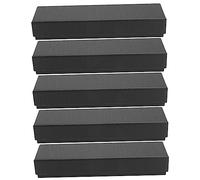 FUNNETOYU Scatola Portaoggetti e Astuccio Per Cancelleria in Carta Ecologica Spugna Protettiva, Set Da 5 Pezzi Rettangolari, Contenitore Per Penne e Segnalibri, Per Studenti e Regali