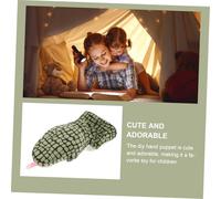 FUNNETOYU Serpente in Peluche Morbido con Bocca Mobile Marionetta Mano per Gioco Interattivo e Racconti per Adulti