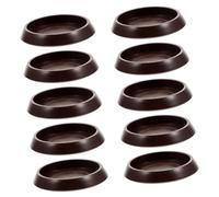 FUNNETOYU Set 10 Pezzi Sottobicchieri per Mobili Resistenti all’Usura, Fermaruota per Sedia Compatta Antiscivolo, Accessori per Casa per Protezione Pavimenti Interni Come Soggiorno e Camera da Letto