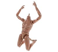 FUNNETOYU soldato umana d'azione maschile d'azione in miniatura manichino per dipingere action figure AbS Beige