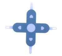 FUNNETOYU Strumento Cura Ragazzo Ragazza Blu Rimozione Sicura Cerume Orecchio e Naso Tagliaunghie Delicato Design Croce per Ragazzo Ragazza