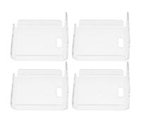 FUNNETOYU Supporto da Parete Trasparente per Telecamera di Sicurezza Mensola Fluttuante Montaggio Stabile per Webcam Router e Altoparlanti Wireless Facile Installazione e Angolo di Visione