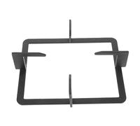 FUNNETOYU Supporto per Fornelli in Ghisa Nero Rettangolare Alta Resistenza e Antiscivolo, Accessorio per Cucina per Stufetta Gas e Porta Pentola