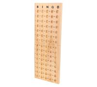 FUNNETOYU Tabellone Bingo in Legno per Palline da Supporto Ordinato per Giochi Montessori Apprendimento Numerico per Piccoli Accessori per Serate in Famiglia