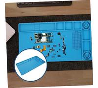 FUNNETOYU Tappetino Riparazione in Silicone Antistatico Resistente al Calore Piattaforma Multifunzione Antiscivolo per Laptop Smartphone Orologi e Computer