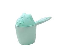 FUNNETOYU Tazza Per Shampoo e Dosatore Per Bagnetto Del Ragazzo Ragazza, Plastica Resistente Impugnatura Comoda, Protezione Occhi Durante Risciacquo, Design Orsetto Cartoon Per Un Bagnetto Divertente