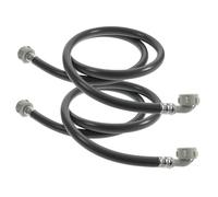 FUNNETOYU Tubo Flessibile Di Ingresso in Pvc 24 Mm Attacco Senza Chiave 2 Pezzi Compatibile Modelli Automatici