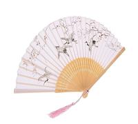 FUNNETOYU Ventaglio Pieghevole Retro per Matrimoni e Decorazioni Souvenir Ventaglio Portatile per Feste e Speciali Unico per Invitati