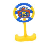 FUNNETOYU Volante Giocattolo per Suoni Interattivi Simulazione Guida Rotante Gioco di Simulazione per Mani Piccole Giocattolo Elettronico da Interno