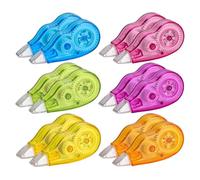 Funngy Bianchetto a Nastro,12 PCS Mini Correttore a Nastro Scolorina Nastro con Cappuccio Protettivo Cancellina Nastro Correction Tape per Insegnanti Studenti Ufficio Scolastico Nastro Correttiv