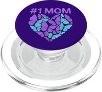 Funny #1 - Farfalle viola per la festa della mamma PopSockets PopGrip per MagSafe