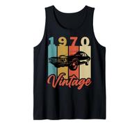 Funny 1970 Vintage Retro Compleanno Antico Vecchio Signora Auto Canotta