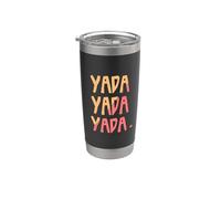 Funny 3 Yada Multicolore Arancio|Salmone Bicchiere termico in acciaio inox doppia parete