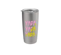 Funny 3 Yada Multicolore Rosa|Giallo Bicchiere termico in acciaio inox doppia parete