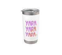 Funny 3 Yada Multicolore Viola|Arancione Bicchiere termico in acciaio inox doppia parete