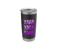 Funny 3 Yada Multicolore Viola Bicchiere termico in acciaio inox doppia parete