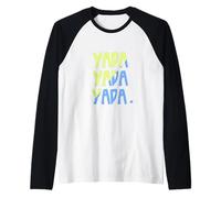 Funny 3 yada Multicolors Pasta Giallo|Blu Maglia con Maniche Raglan