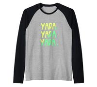 Funny 3 yada Multicolors Verde Pastello|Giallo Maglia con Maniche Raglan