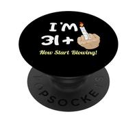 Funny 32 Year Old Birthday Gag Novelty For Him Or Her PopSockets PopGrip Adesivo