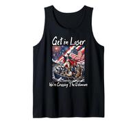 Funny 4th of July Get in Loser We're Crossing The Delaware Canotta